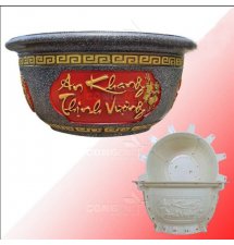 KHUÔN CHẬU TRÒN 60 VIỆT NAM - HỌA TIẾT AN KHANG THỊNH VƯỢNG/VẠN SỰ NHƯ Ý